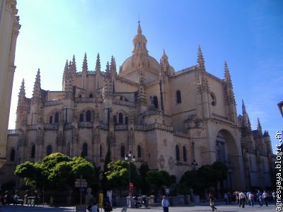 La Cathédrale de Segovia, très jolie mais payante !!
